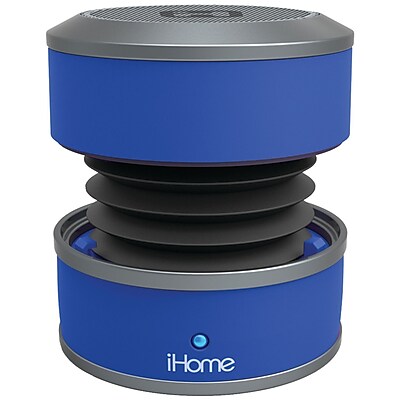 iHome Ibt60ly Bluetooth Rechargeable Mini Speaker System In Rubberized Finish