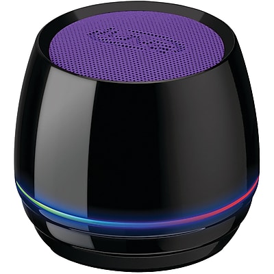 Ilive Isb35pr Bluetooth Speaker With Glow Ring purple