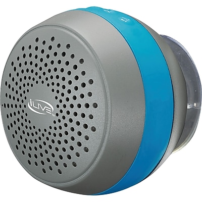 Ilive Isbw105bu Water resistant Bluetooth Shower Speaker