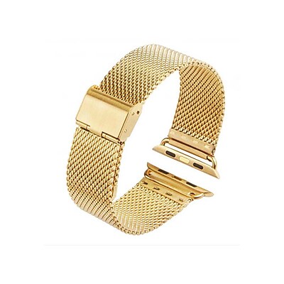 iPM Stainless Steel Mesh Milanese Loop Band for Apple Watch AWMILS002 38 Gold AWMILS00238GLD