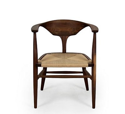 Organic Modernism Peking A Arm Chair; Fabric Light Gray