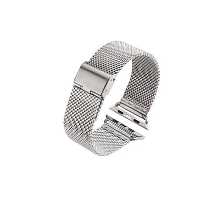 iPM Luxury Stainless Steel Tight Mesh Strap for Apple Watch AWMS001 42 Silver AWMS00142SIL