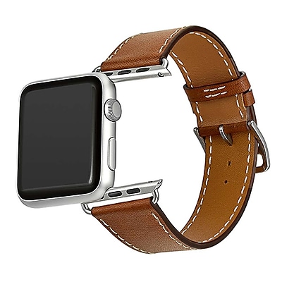 iPM Luxury Genuine Leather Watch Strap Replacement Band 42mm Brown ICEWA2742BN