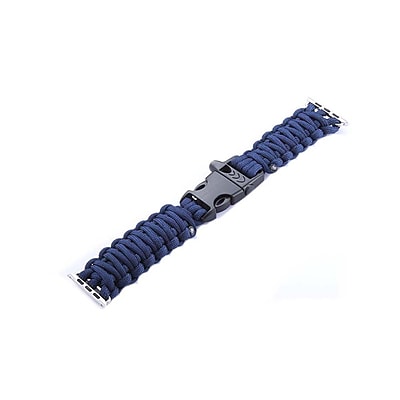 iPM Weave Watch Band with Whistle for Apple Watch 38mm Dark Blue ICEWA33238BL