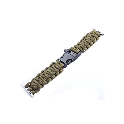 iPM Weave Watch Band with Whistle for Apple Watch 38mm Green ICEWA33238GN