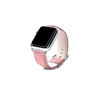 iPM Crocodile Leather Band for Apple Watch 42mm Pink ICEWA36PI42