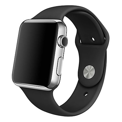 iPM Soft Silicone Replacement Sports Band For Apple Watch 42mm Black SPRTSW42BK