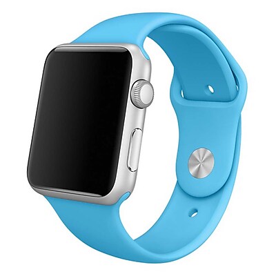 iPM Soft Silicone Replacement Sports Band For Apple Watch 38mm Blue SPRTSW38BL