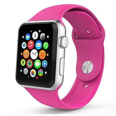 iPM Soft Silicone Replacement Sports Band For Apple Watch 42mm Hot Pink SPRTSW42HP