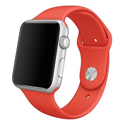 iPM Soft Silicone Replacement Sports Band For Apple Watch 42mm Orange SPRTSW42O