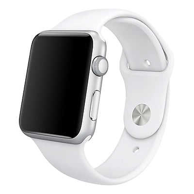 iPM Soft Silicone Replacement Sports Band For Apple Watch 42mm White SPRTSW42W