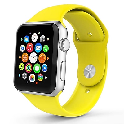 iPM Soft Silicone Replacement Sports Band For Apple Watch 42mm Yellow SPRTSW42Y