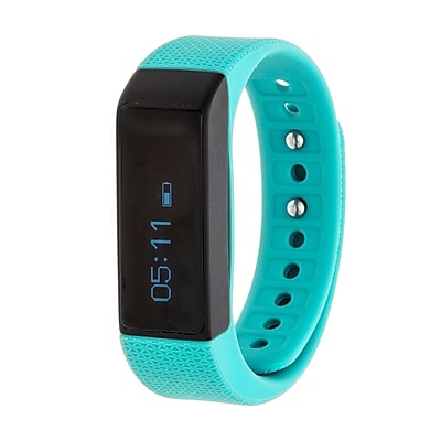 RBX Waterproof Activity Tracker with Notification Previews and Wrist Sense Technology Turquoise