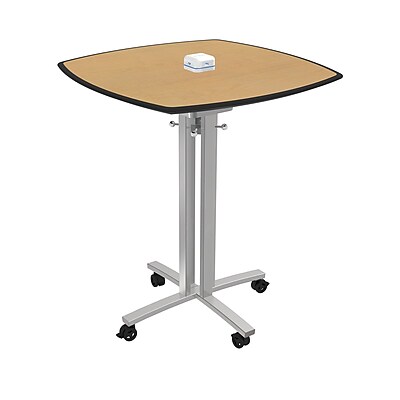 Palmer Hamilton 3 Square Conference Table; Fusion Maple