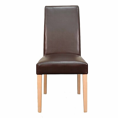 New Pacific Direct Hartford Bonded Leather Side Chair Set of 2