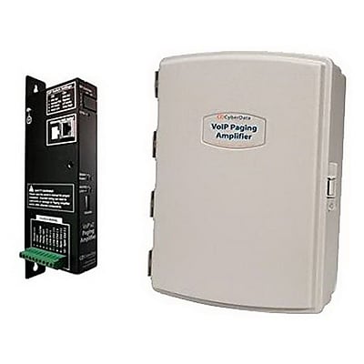 CyberData 011404 AC Powered SIP Loudspeaker Amplifier White