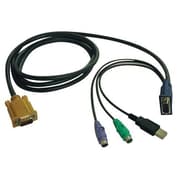 Tripp Lite P778 015 15&039; HD15 to USB A Male Male Combo KVM Cable for B020 U08 19 K B020 U16 19 K KVM Switches
