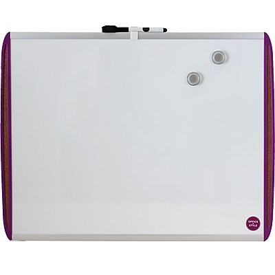 18x24 tack whiteboard purple office staples reviewsnapshot write num average rating