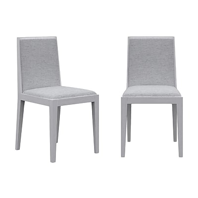 Argo Furniture Fenley Side Chair Set of 2 ; White