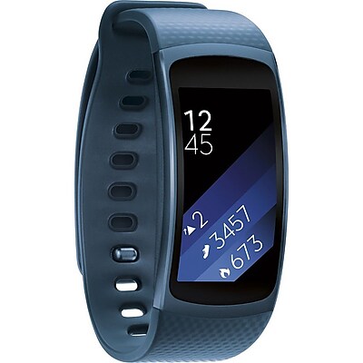 Samsung Gear Fit2 Large Fitness Band for Smartphones, Blue (SM-R3600ZBAXAR)