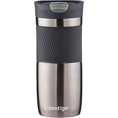 Contigo SSH100A01 16 Ounce Snapseal Byron Travel Mug Gunmetal