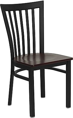Offex Hercules Series Side Chair; Mahogany