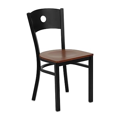 Offex Hercules Series Side Chair; Cherry