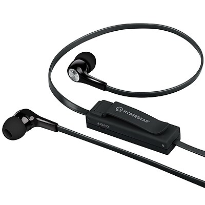 HyperGear 13496 Freestyle In Ear Wireless Earphone with Noise Cancelling Microphone Black