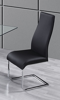 BestMasterFurniture Side Chair Set of 4 ; Black