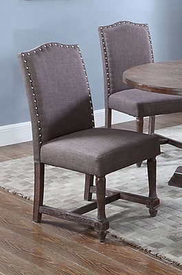 BestMasterFurniture Side Chair Set of 2 ; Otter