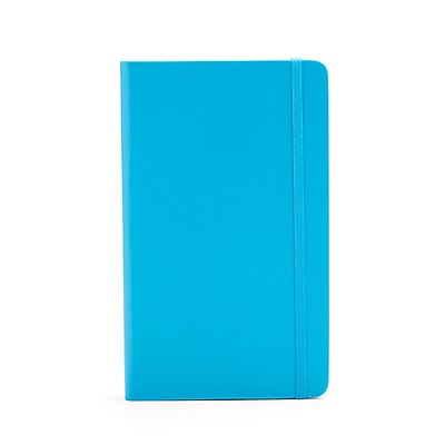 Poppin Medium Hard Cover Notebooks Pool Blue 25 Pack 104117