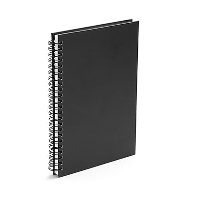 Poppin Medium Spiral Notebooks Black 25 Pack 104119