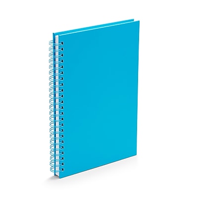 Poppin Medium Spiral Notebooks Pool Blue 25 Pack 104121