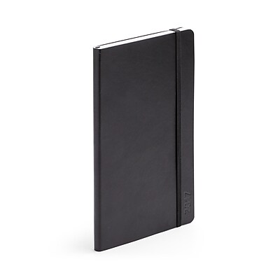 Poppin Medium Soft Cover Planners Black 25 Pack 104113