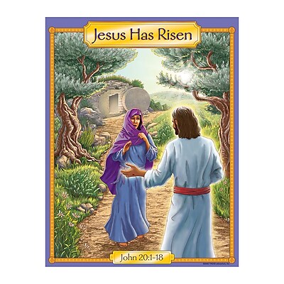 Trend Enterprises Jesus Has Risen Story Learning Chart