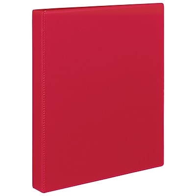 Avery R Durable Binder with 1 Slant Rings 27201 Red
