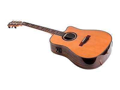 Idyllwild Cedar Solid Top Acoustic Electric Guitar with Fishman Pickup Tuner and Gig Bag