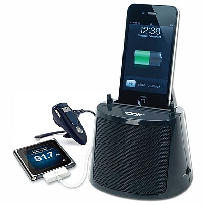 DOK 3 Port Charger with Bluetooth Speaker CR16