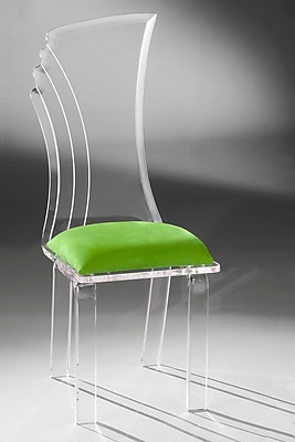 Muniz Prisma Side Chair; Lime