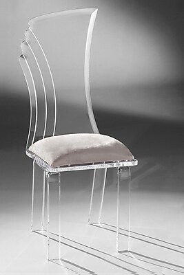 Muniz Prisma Side Chair; Silver