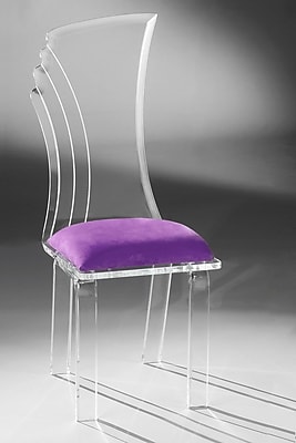 Muniz Prisma Side Chair; Violet