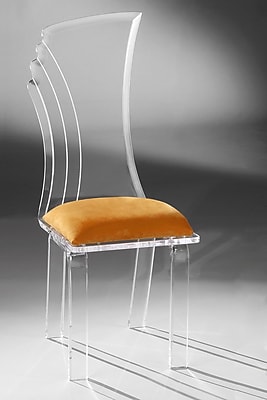 Muniz Prisma Side Chair; Orange