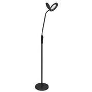 V-LIGHT LED Magnifier Floor Lamp with Gooseneck Arm, Black (VSL095B)