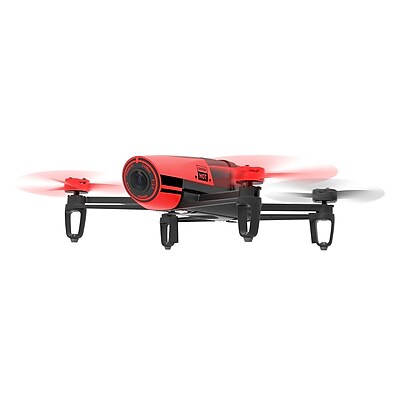 Parrot Bebop Quadcopter Drone with 14MP Full HD 1080p Wide-Angle Camera, Red