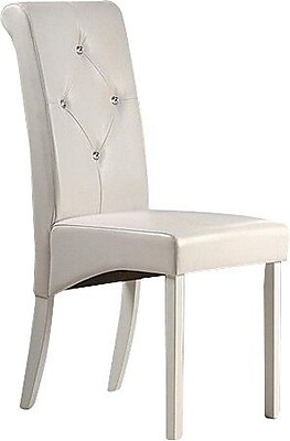 Warehouse of Tiffany Tiffany Parsons Chair Set of 4 ; White