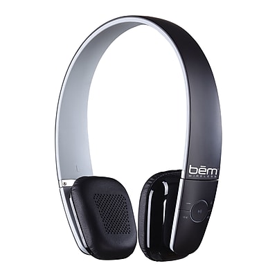 Bem EV100 On Ear Bluetooth Wireless Headphone Black