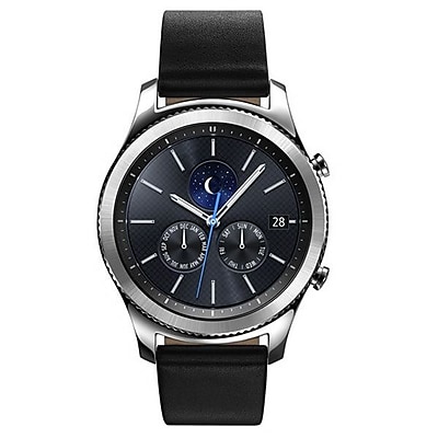 Samsung Gear S3 Classic Leather Smartwatch, Silver (SM-R770NZSAXAR)