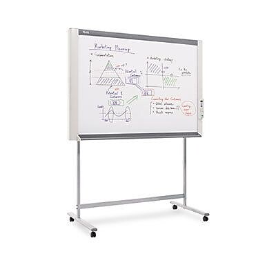 Plus Boards Electronic Free Standing Magnetic Whiteboard 4 H x 6 W