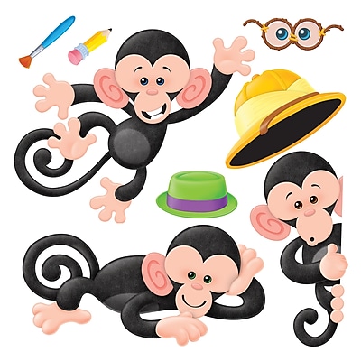 Trend Enterprises Bulletin Board Set Monkey Mischief