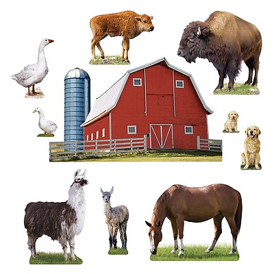 Trend Enterprises Bulletin Board Set Animals on the Farm